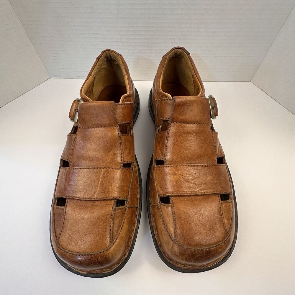 Born Handcrafted Footwear Closed Toe Closed Heel Leather Upper Lining Size 10.5